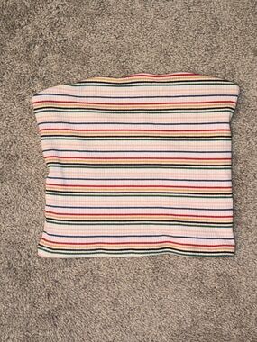 American Eagle Outfitters Multicolor Striped Tube Top